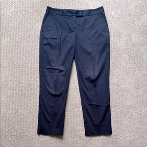 Theory | Ankle Length Slim Trousers in Navy Blue | Size 6